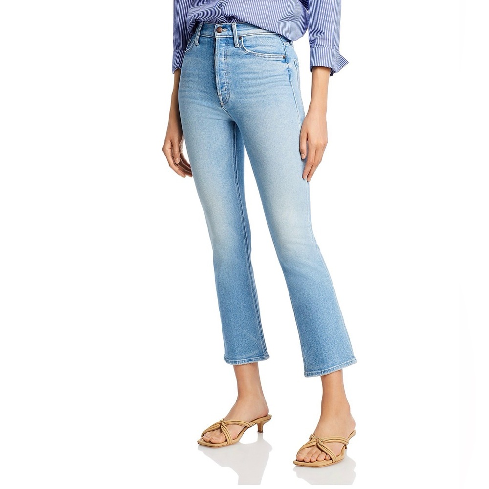 MOTHER The Tripper High Rise Ankle Flare Jeans